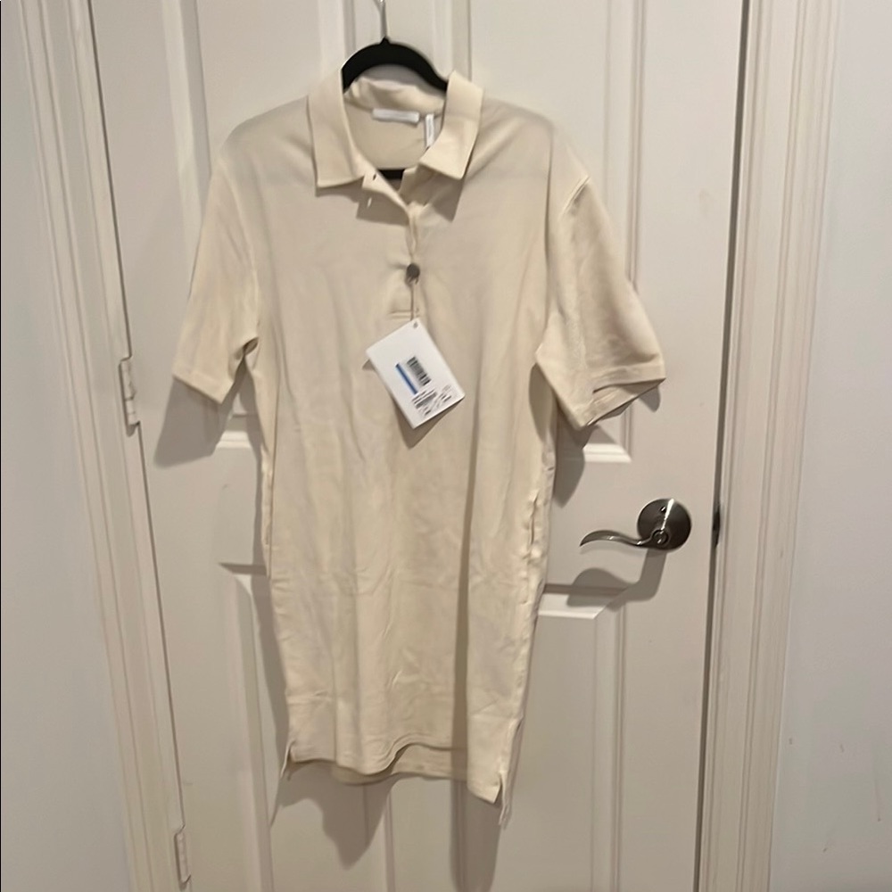 Helmut Lang Polo waffle dress nwt